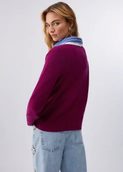 Maglia in lana e cashmere