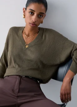 Maglia in lurex con fiocco