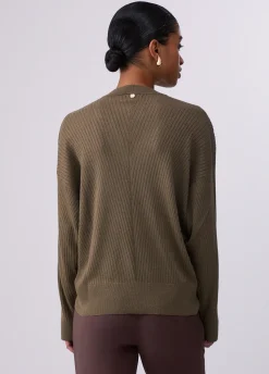 Maglia in lurex con fiocco