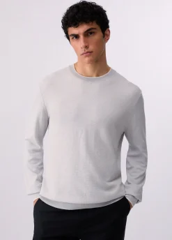 Maglia vanisé in misto seta