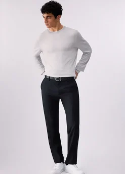 Maglia vanisé in misto seta