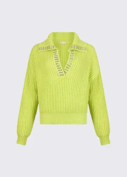 Maglione con strass