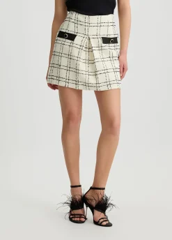 Minigonna bouclé lurex®
