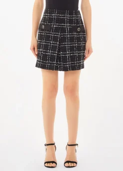 Minigonna bouclé lurex®