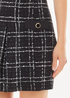 Minigonna bouclé lurex®