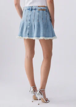 Minigonna in denim