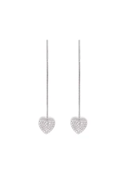 Orecchini in argento con brill