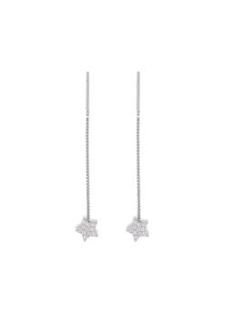 Orecchini in argento con brill