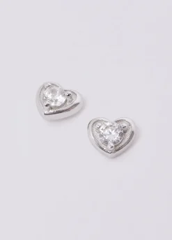 Orecchini in argento con brill