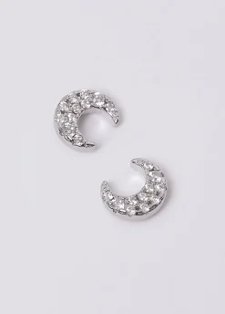 Orecchini in argento con brill