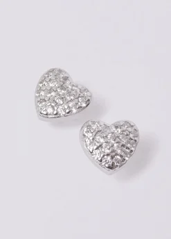Orecchini in argento con brill
