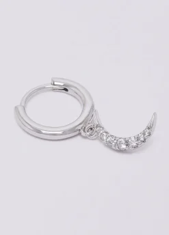 Orecchini in argento con charm