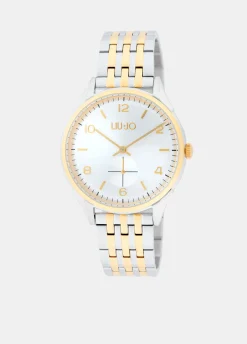 Orologio bicolor in acciaio