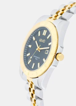Orologio bicolor in acciaio