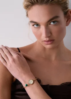 Orologio bracciale con pietra gioiello