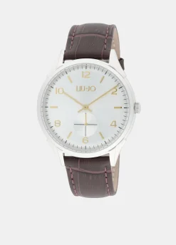 Orologio con cinturino in pelle