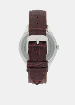 Orologio con cinturino in pelle