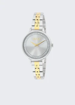 Orologio in acciaio con brill