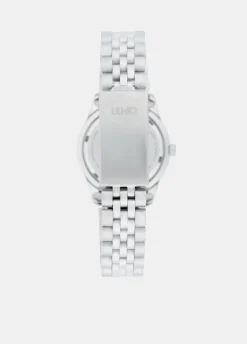 Orologio in acciaio con brill
