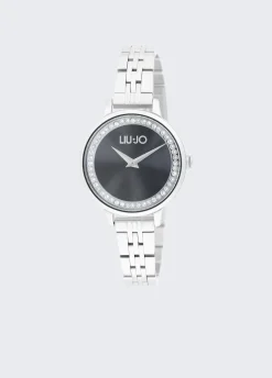 Orologio in acciaio con brill