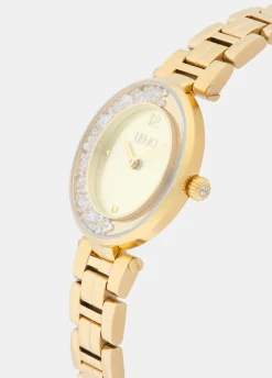Orologio in acciaio con brill