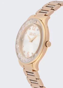 Orologio in acciaio con brill