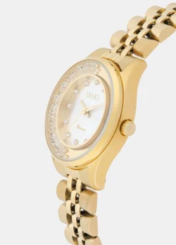 Orologio in acciaio con brill