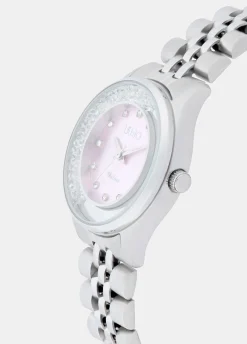 Orologio in acciaio con brill