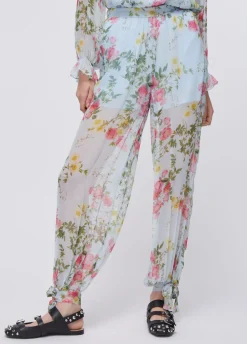 Pantaloni a fiori
