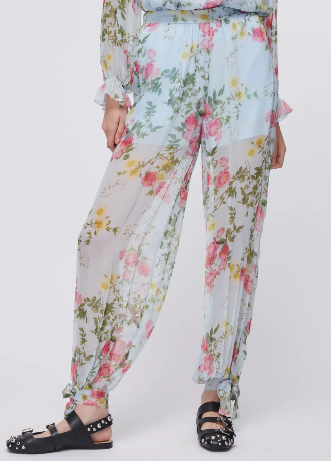Pantaloni a fiori