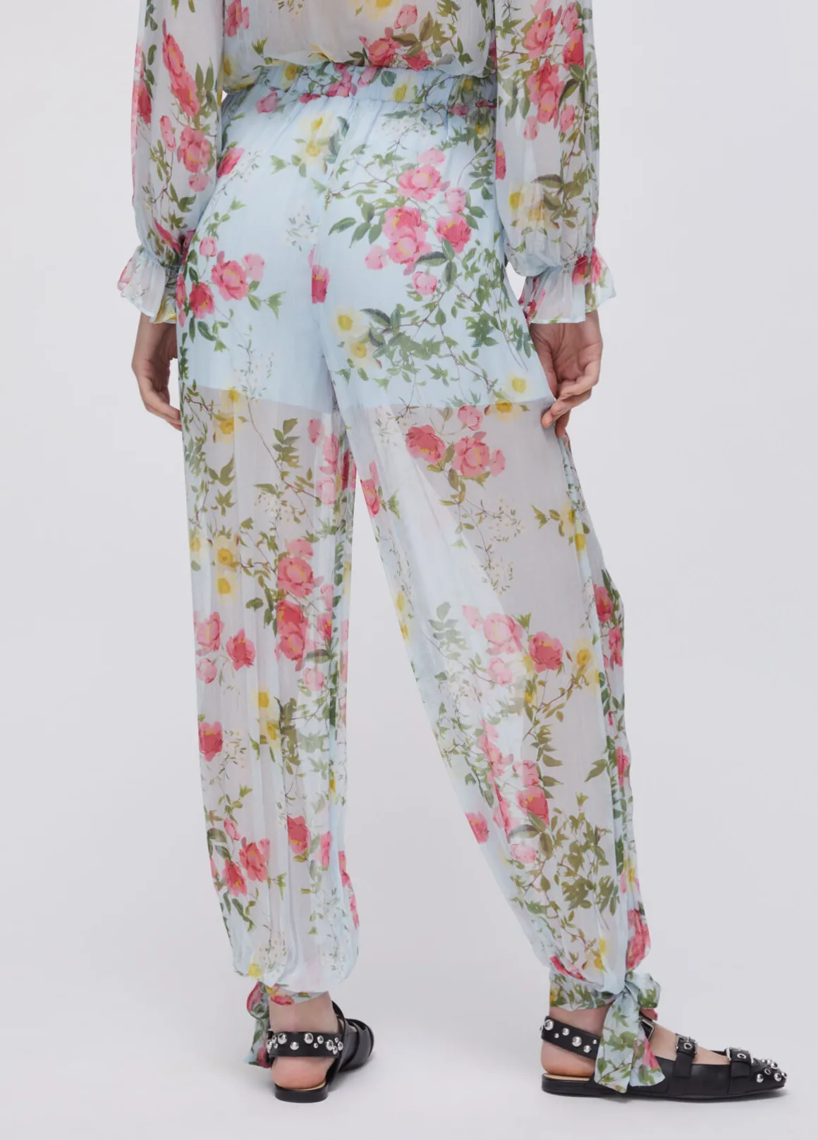 Pantaloni a fiori