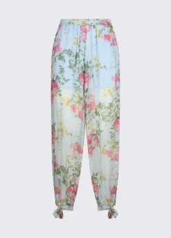 Pantaloni a fiori