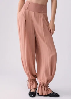 Pantaloni ampi con coulisse