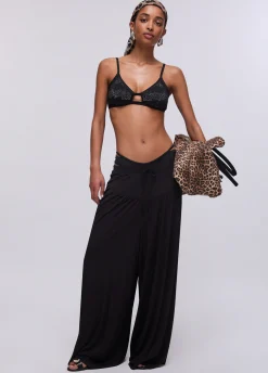 Pantaloni ampi in jersey