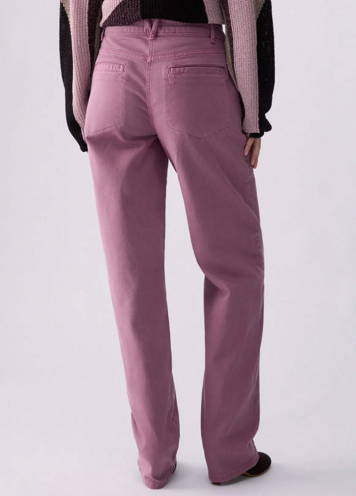 Pantaloni baggy a vita bassa