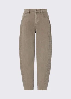 Pantaloni balloon con micro-strass