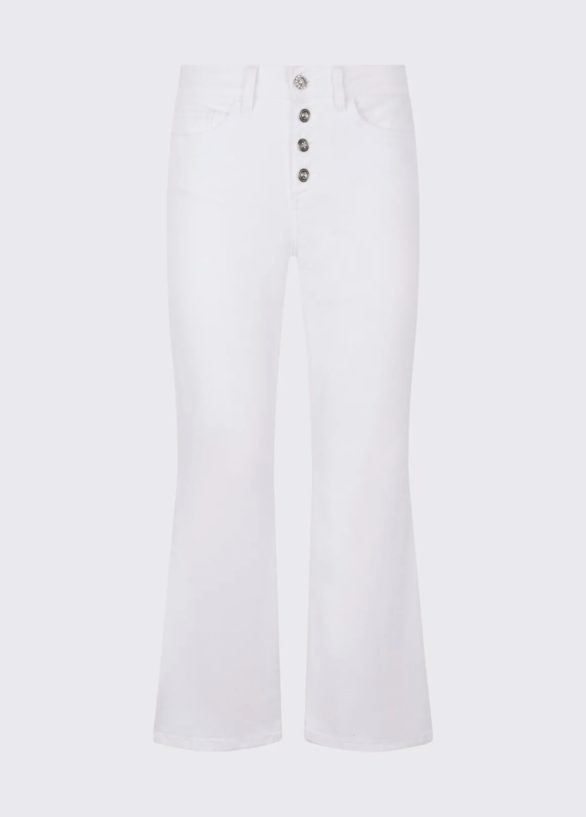 Pantaloni bootcut a vita alta