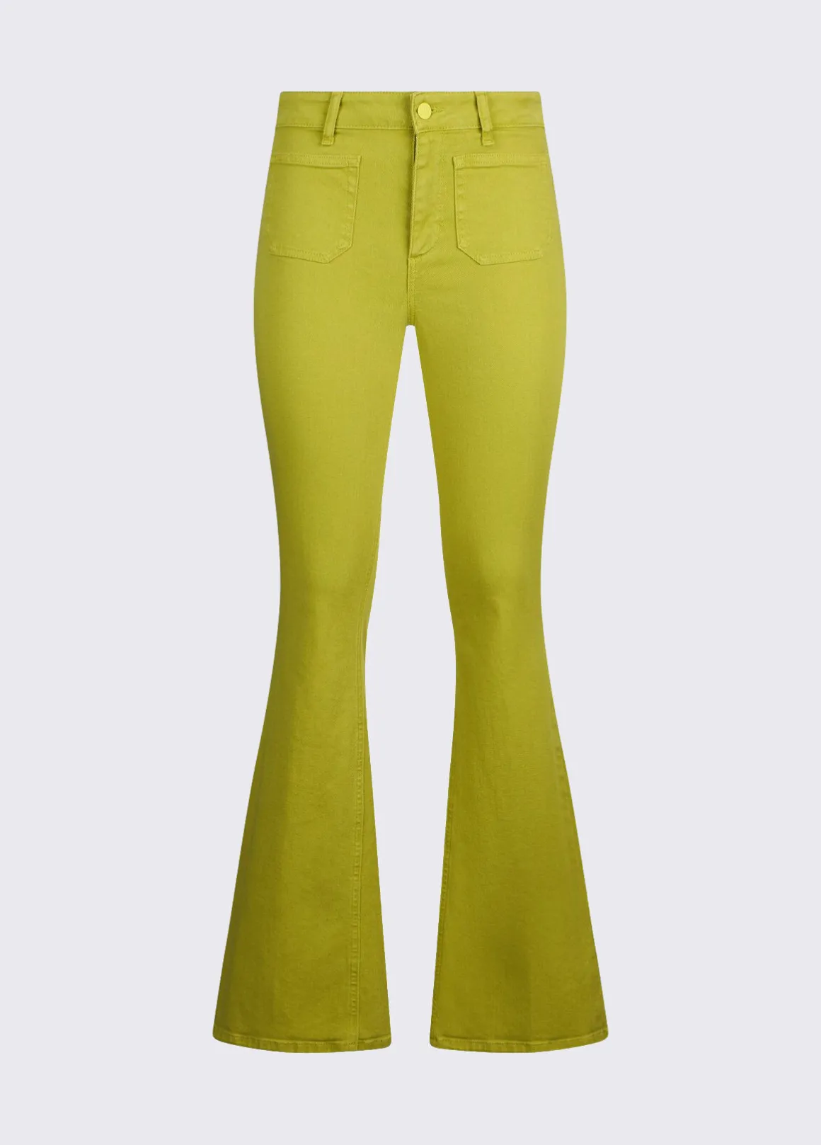 Pantaloni bootcut a vita alta