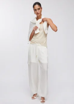 Pantaloni cargo in mesh
