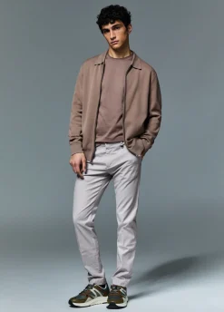 Pantaloni chino chevron