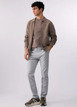 Pantaloni chino chevron