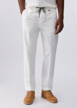 Pantaloni chino con coulisse