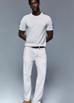 Pantaloni chino con coulisse