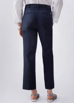 Pantaloni chino con patte