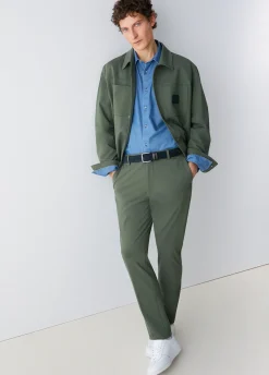 Pantaloni chino in jersey