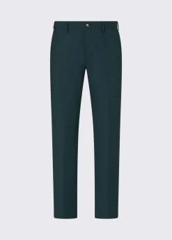 Pantaloni chino in misto lana