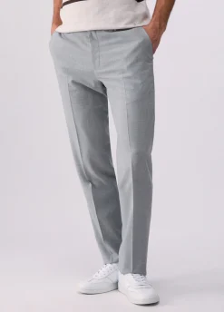 Pantaloni chino in misto lana
