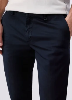 Pantaloni chino in raso