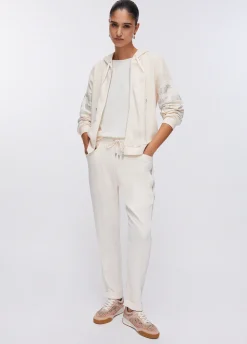 Pantaloni con strass