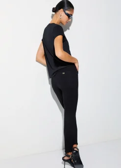 Pantaloni con strass